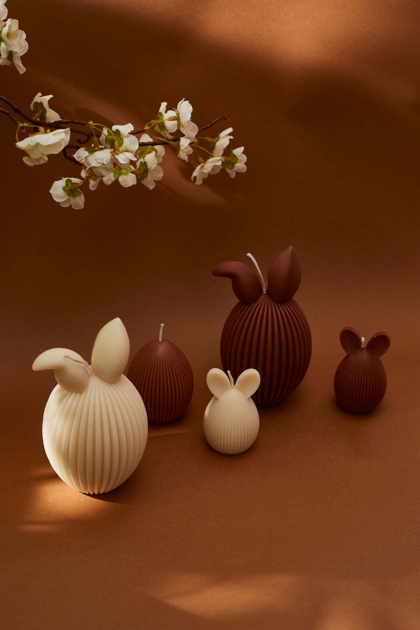 Trio Bunny Candles