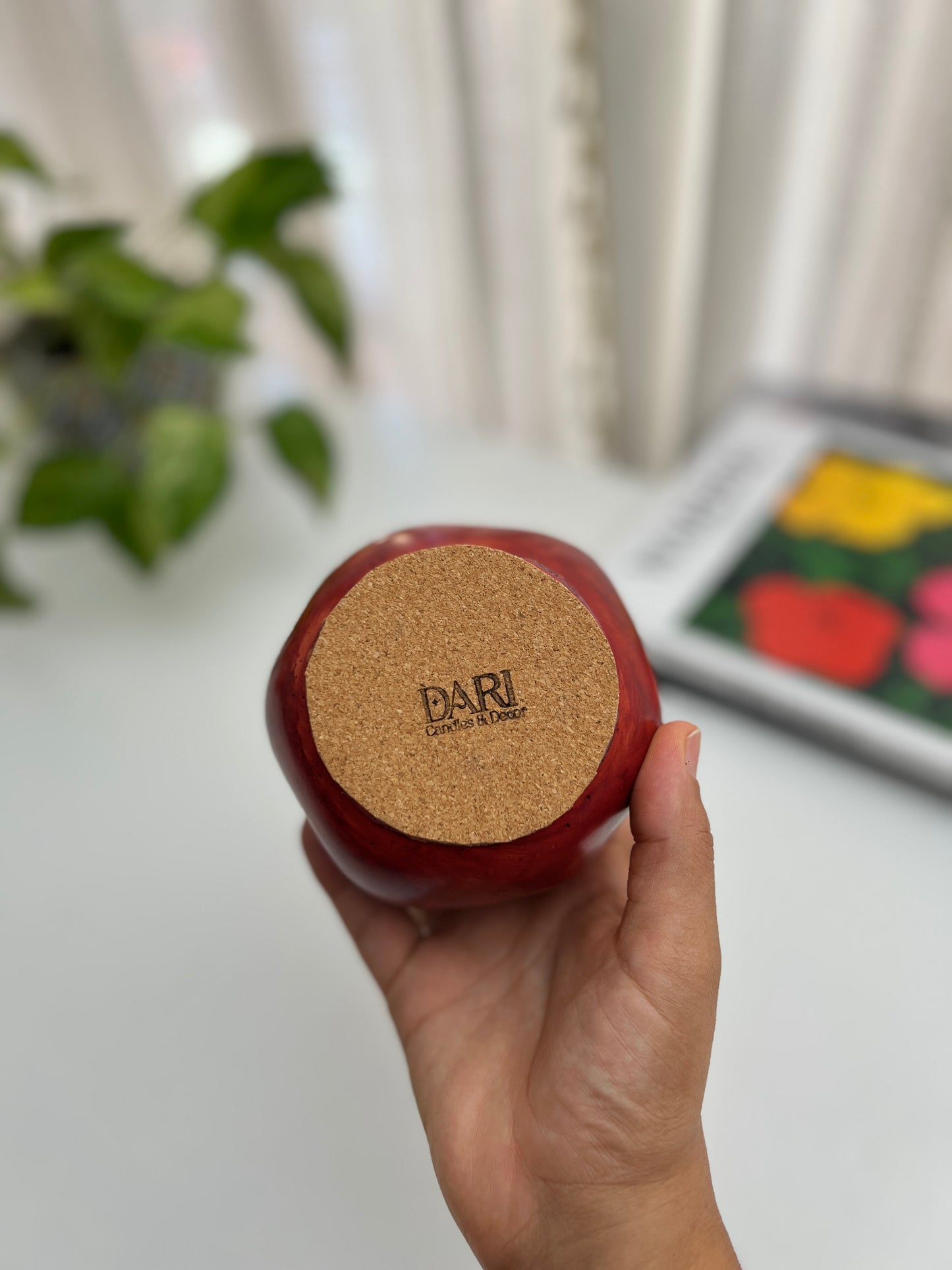 Handcrafted Pomegranate Keepsake Jar | Artisan Jewelry & Keepsake Box