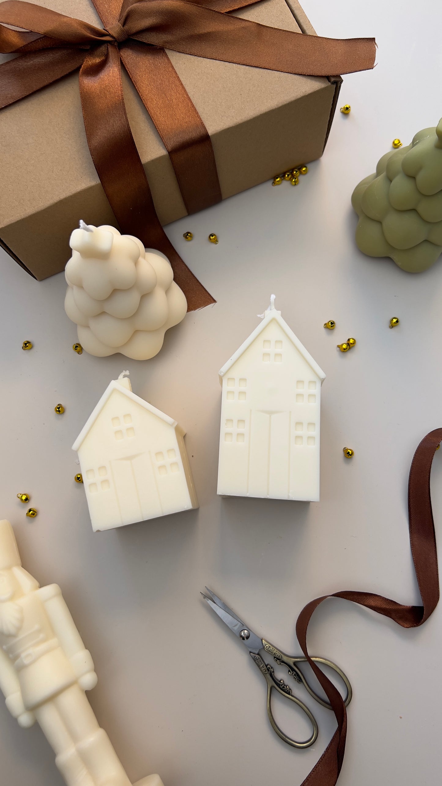 Christmas House Candle – Single & Sets Gift Boxes