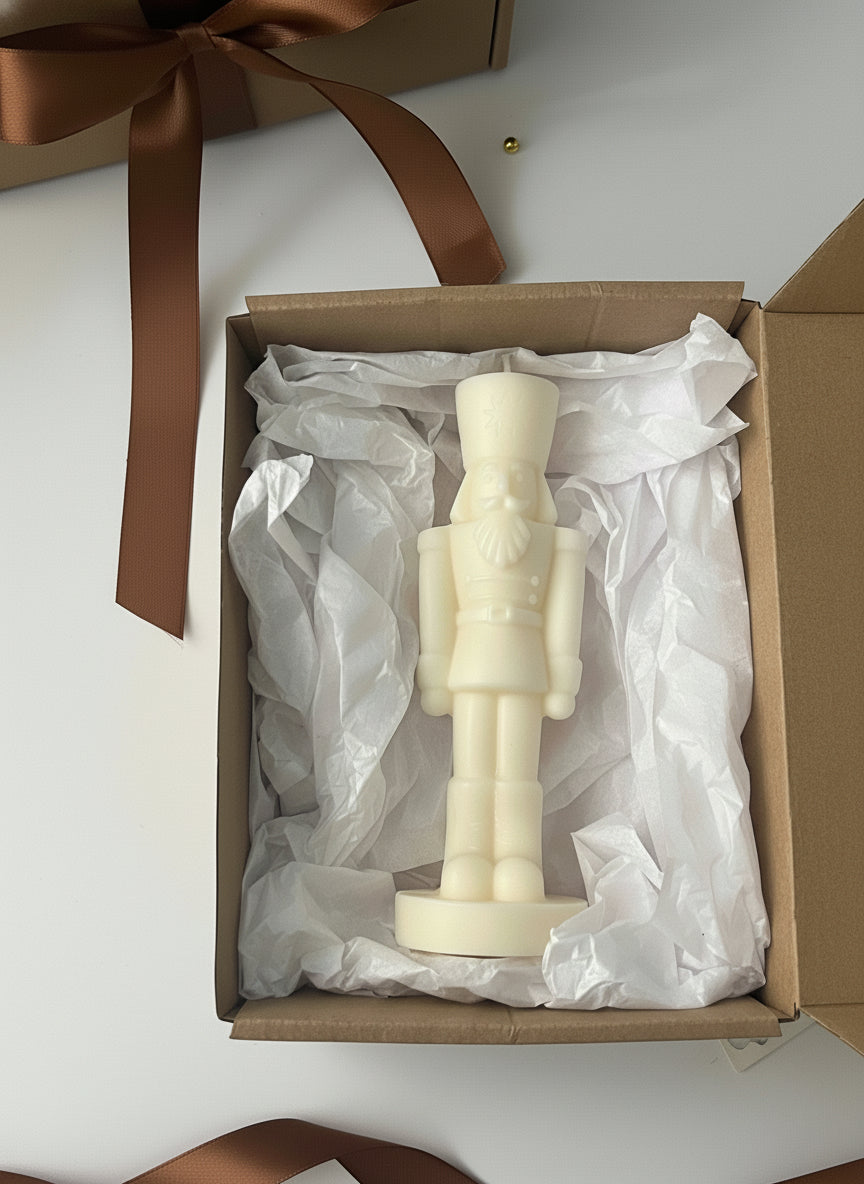 NUTCRACKER CANDLE IN A GIFT BOX