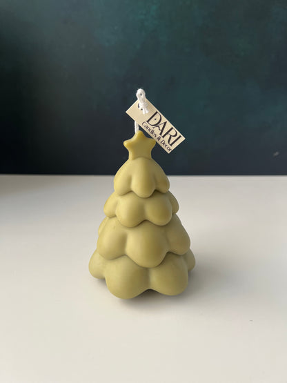 Christmas Tree Candle – Single or Set of Two Gift Box