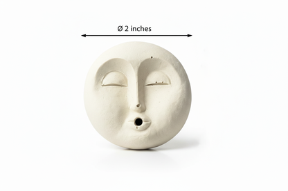 Mini Moon Face Incense Burner - Unique Modern Zen Decor