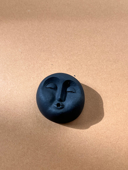 Mini Moon Face Incense Burner - Unique Modern Zen Decor