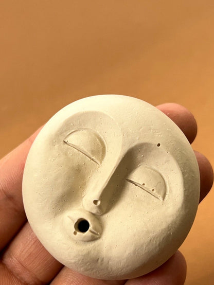 Mini Moon Face Incense Burner - Unique Modern Zen Decor