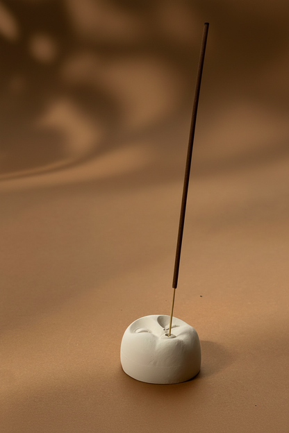 Mini Moon Face Incense Burner - Terracotta Swap