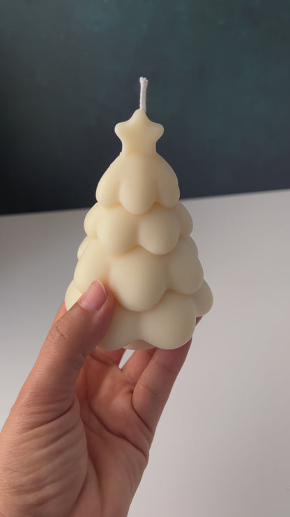 Christmas Tree Candle – Single or Set of Two Gift Box