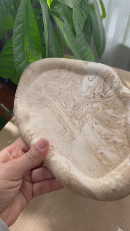 Irregular Cloud Tray_ Round Trinket & Vanity Dish